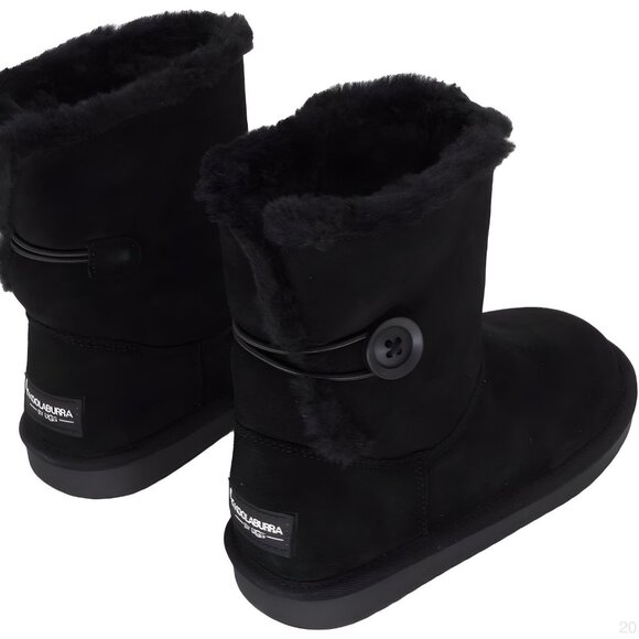 Koolaburra Kids Black Cozy Boots - Picture 2 of 5